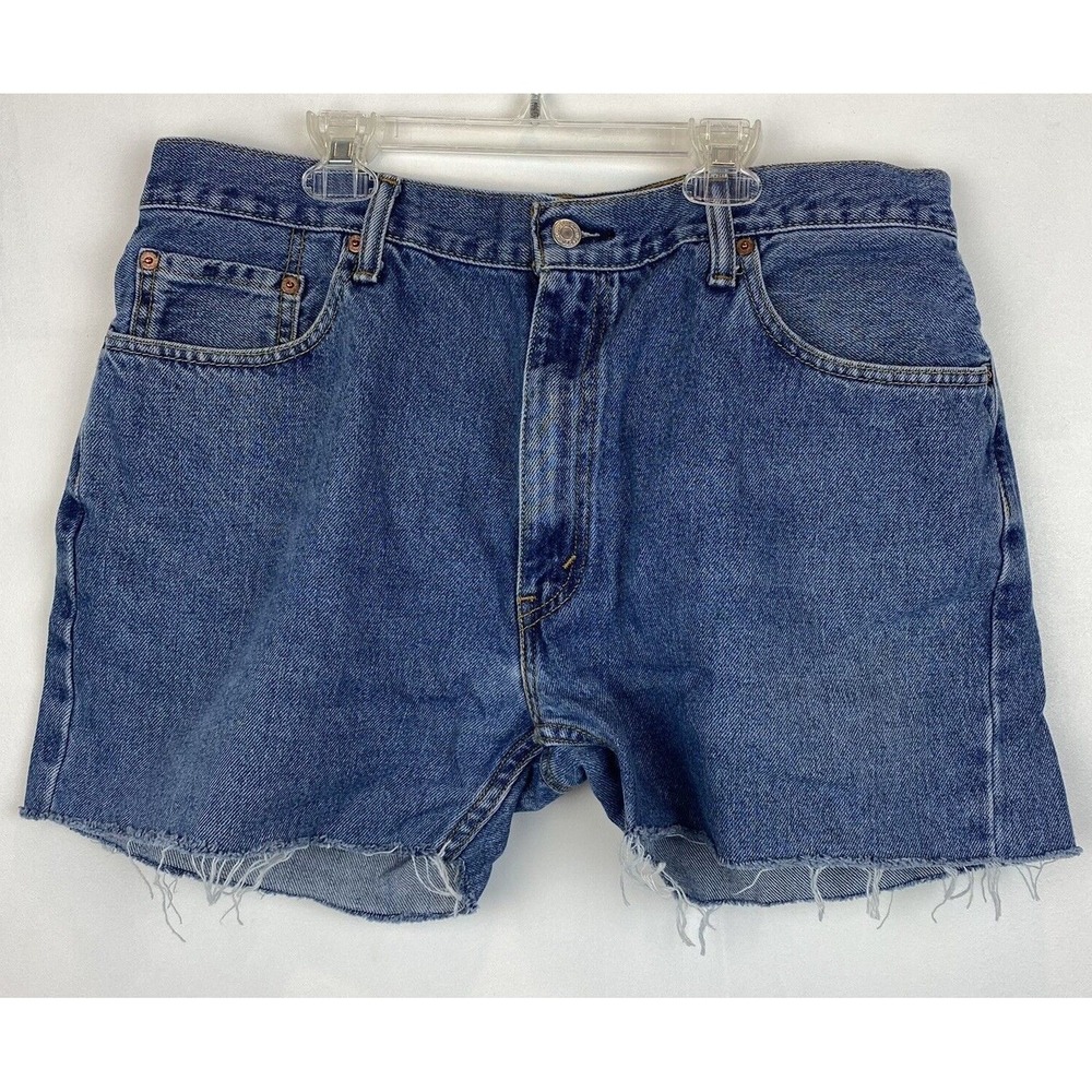 Vtg Levis 505 Shorts Mens 38 Jean Denim Cutoff 505 Inseam 4" Casual Festival